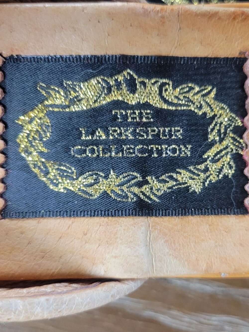 The Lawrence Collection Floral Needlepoint Belgian Style Leather Slipper Loafers - Picture 8 of 10